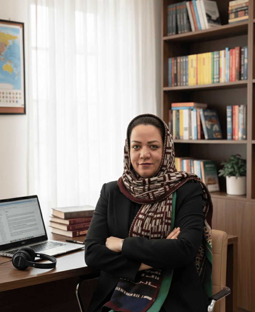 رقیه فضیله پور المترجم عربی فی مشهد